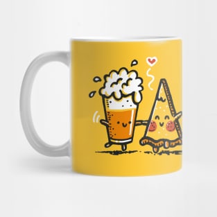 Beer and pizza Mug